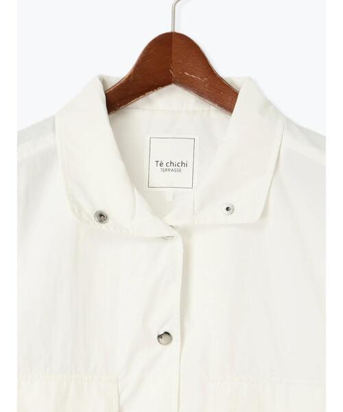 Te chichi TERRASSE（テチチテラス）の「ナイロンショートベスト（ベスト・レディース・ブラック/グレー/オフホワイト・F）」の18枚目の写真