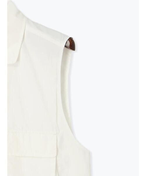 Te chichi TERRASSE（テチチテラス）の「ナイロンショートベスト（ベスト・レディース・ブラック/グレー/オフホワイト・F）」の19枚目の写真