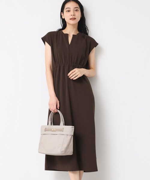【新品　タグ付】Dessin デッサン☆ワンピース Dessin - 美品 デッサン DESSIN ドレープ加工 ロングワンピース
