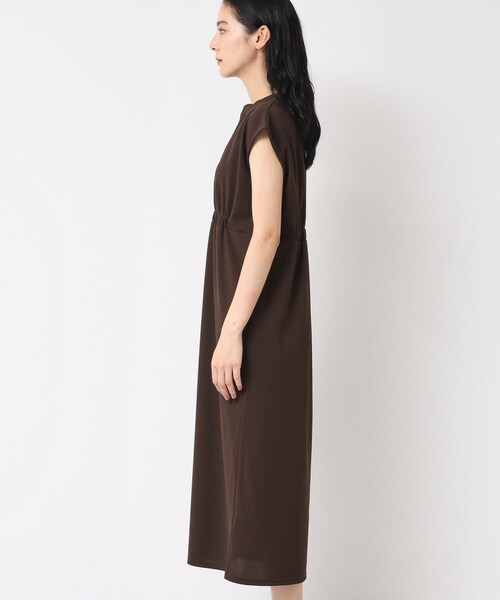 Dessin(デッサン)の「【洗える】カットジョーゼットリラクシーワンピース(ワンピース・レディース・ダークブラウン/チャコールグレー/ブラック・01/02)」の17枚目の写真
