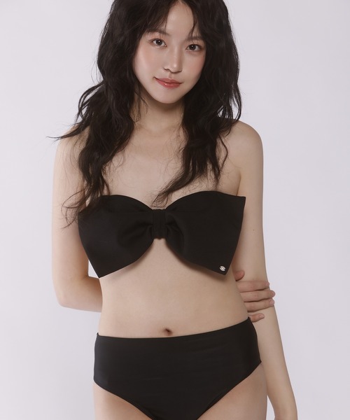 judin 2way ribbon motif swimwear リボン水着　S SWIMWEAR/水着】2way ribbon motif swimwear 【JD】（水着