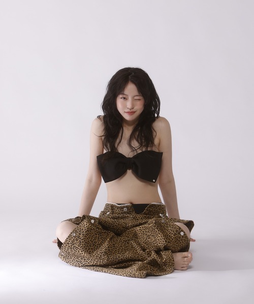 judin 2way ribbon motif swimwear Mサイズ Judin（ジュディン）の「【SWIMWEAR/水着】2way ribbon motif swimwear