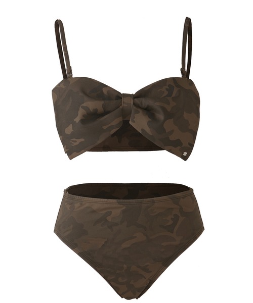 SWIMWEAR/水着】2way ribbon motif swimwear 【JD】（水着
