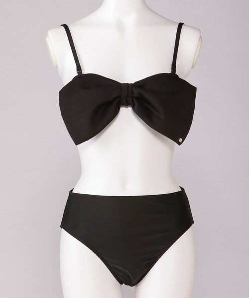 judin 2way ribbon motif swimwear リボン水着　S SWIMWEAR/水着】2way ribbon motif swimwear 【JD】（水着