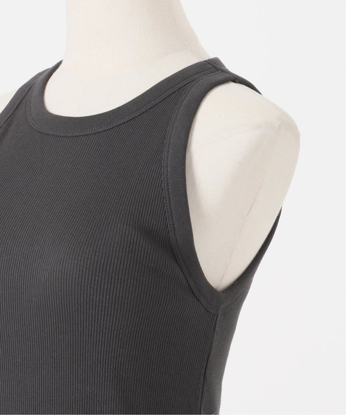 Spick & Span（スピックアンドスパン）の「《追加2》カップ付きアメスリタンク2（インナーウェア/肌着・レディース・アイボリー/ブラウン/チャコールグレー・36/38）」の12枚目の写真