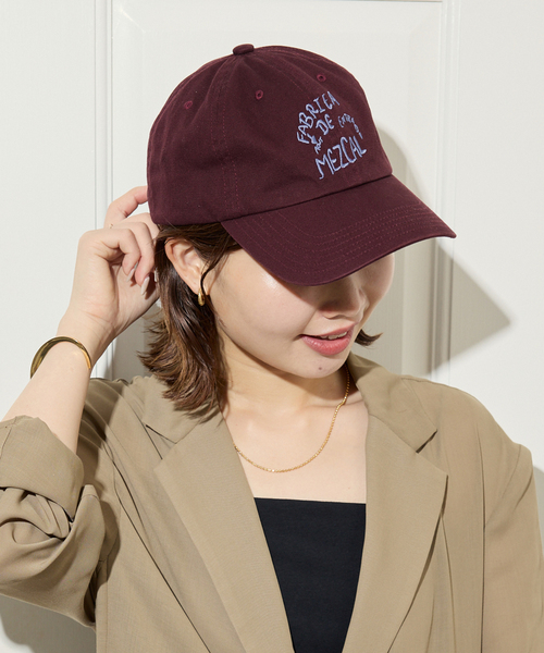 LY（エルワイ）の「LY/エルワイ Garabato cap キャップ（キャップ・レディース・ボルドー/グリーン・FREE）」の2枚目の写真