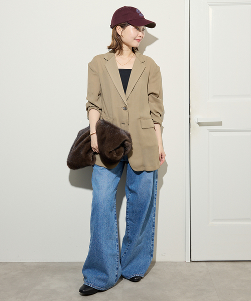 LY（エルワイ）の「LY/エルワイ Garabato cap キャップ（キャップ・レディース・ボルドー/グリーン・FREE）」の3枚目の写真