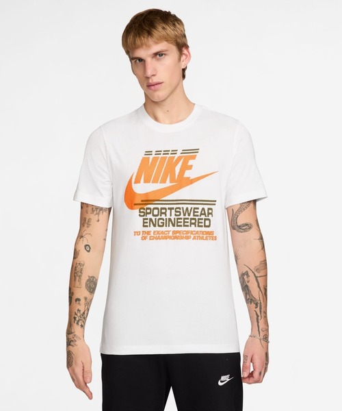 NIKE（ナイキ）の「ナイキ  NSW 6MO フューチュラ S/S  NIKE（Tシャツ/カットソー・メンズ・チャコールグレー/ホワイト/ブラック・S/M/L/LL/3L）」の2枚目の写真