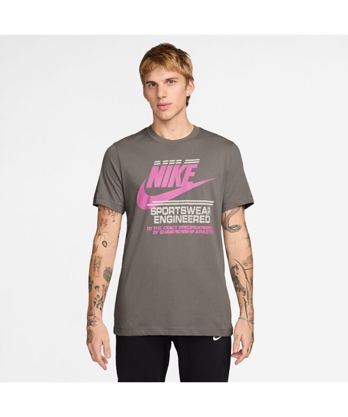 NIKE（ナイキ）の「ナイキ  NSW 6MO フューチュラ S/S  NIKE（Tシャツ/カットソー・メンズ・チャコールグレー/ホワイト/ブラック・S/M/L/LL/3L）」の6枚目の写真
