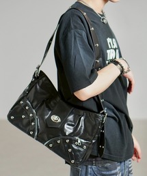 Chikashitsu +(`JVcvX)́yChikashitsu{zbuckle zipper studs bag / y`JVcvXzobNWbp[X^bYV_[obO(V_[obO)