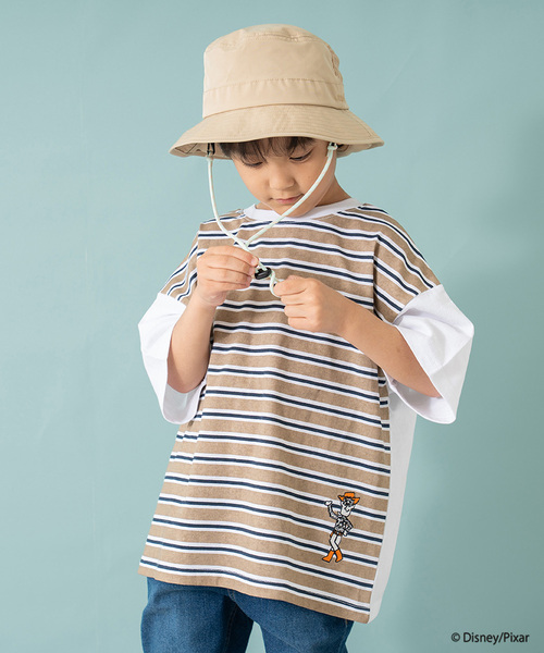and D. petit main（アンドディープティマイン）の「【トイストーリー/Toy Story】バックボーダー半袖Tシャツ（Tシャツ/カットソー・キッズ・ホワイト/ネイビー・90cm/100cm/140cm/110cm/120cm/130cm）」の6枚目の写真