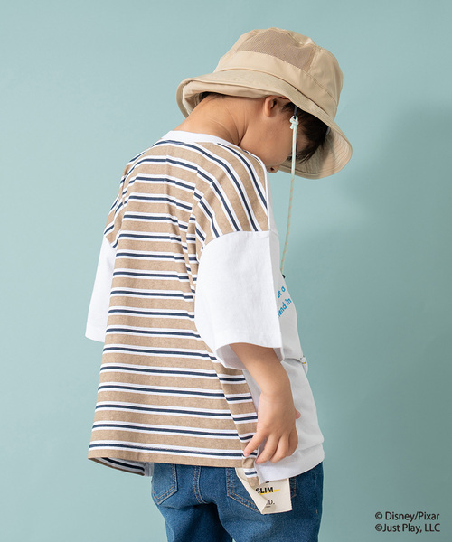 and D. petit main（アンドディープティマイン）の「【トイストーリー/Toy Story】バックボーダー半袖Tシャツ（Tシャツ/カットソー・キッズ・ホワイト/ネイビー・90cm/100cm/140cm/110cm/120cm/130cm）」の7枚目の写真