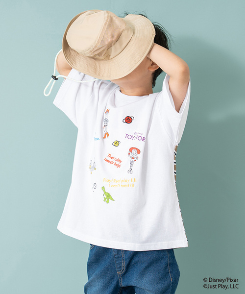 and D. petit main（アンドディープティマイン）の「【トイストーリー/Toy Story】バックボーダー半袖Tシャツ（Tシャツ/カットソー・キッズ・ホワイト/ネイビー・90cm/100cm/140cm/110cm/120cm/130cm）」の8枚目の写真