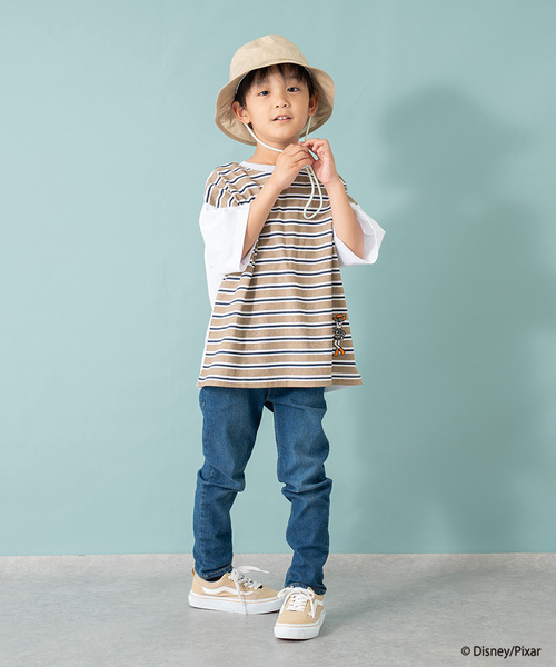 and D. petit main（アンドディープティマイン）の「【トイストーリー/Toy Story】バックボーダー半袖Tシャツ（Tシャツ/カットソー・キッズ・ホワイト/ネイビー・90cm/100cm/140cm/110cm/120cm/130cm）」の11枚目の写真