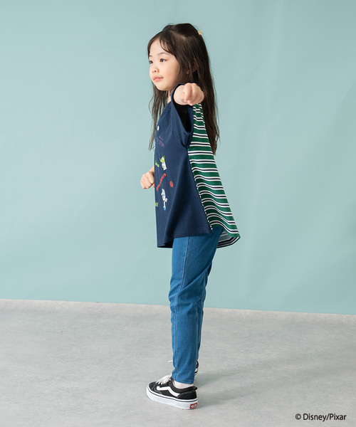 and D. petit main（アンドディープティマイン）の「【トイストーリー/Toy Story】バックボーダー半袖Tシャツ（Tシャツ/カットソー・キッズ・ホワイト/ネイビー・90cm/100cm/140cm/110cm/120cm/130cm）」の16枚目の写真