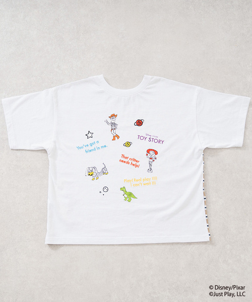 and D. petit main（アンドディープティマイン）の「【トイストーリー/Toy Story】バックボーダー半袖Tシャツ（Tシャツ/カットソー・キッズ・ホワイト/ネイビー・90cm/100cm/140cm/110cm/120cm/130cm）」の18枚目の写真