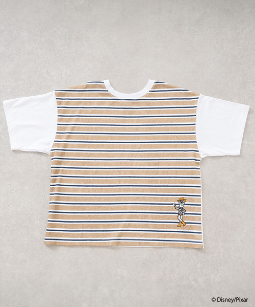 and D. petit main（アンドディープティマイン）の「【トイストーリー/Toy Story】バックボーダー半袖Tシャツ（Tシャツ/カットソー・キッズ・ホワイト/ネイビー・90cm/100cm/140cm/110cm/120cm/130cm）」の19枚目の写真