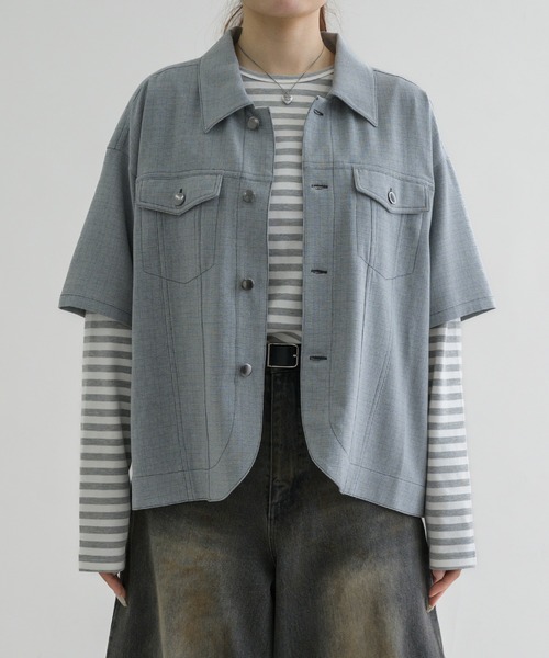 seesee yesgoodmarket ボーダーロングスリーブ EPNK】Border long sleeve tee / ボーダーロングスリーブtee（T