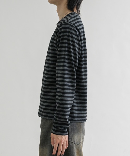 Ennoy ボーダーロンT ennoy ロングスリーブ ボーダー Tシャツ エンノイ everyone