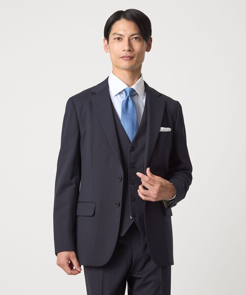 green label relaxing（グリーンレーベルリラクシング）の「コットン シャドーストライプ クレリック ワイドカラー ドレスシャツ -イージーアイロン-（ビジネスシャツ・メンズ・ライトブルー/ホワイト・42cm/40cm/43cm/39cm/41cm/37cm/38cm）」の3枚目の写真