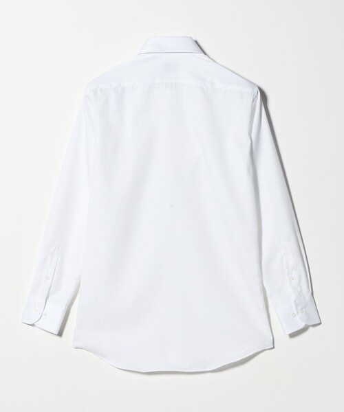green label relaxing（グリーンレーベルリラクシング）の「コットン シャドーストライプ クレリック ワイドカラー ドレスシャツ -イージーアイロン-（ビジネスシャツ・メンズ・ライトブルー/ホワイト・42cm/40cm/43cm/39cm/41cm/37cm/38cm）」の21枚目の写真