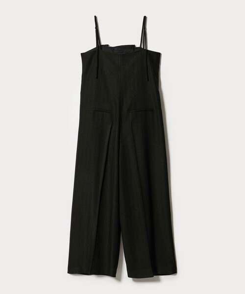 EMMEL REFINES（エメルリファインズ）の「＜EMMEL REFINES＞EM ラップライク キャミサロペット（サロペット/オーバーオール・レディース・ブラック/ベージュ・M/S）」の5枚目の写真