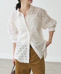 RIVE DROITE | 【着映え◎】カットジャカードシャツ(シャツ/ブラウス)