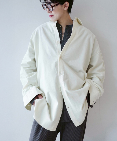 コットンスウェード ジーンシャツ（シャツ/ブラウス）｜JOURNAL  