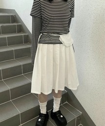 HALEY PESCA/【ウエストポーチ付き】ミディアム丈スカート