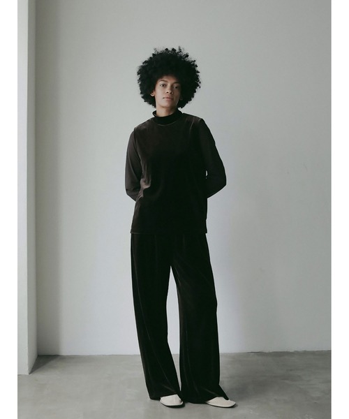 ベロアリラックスパンツ（その他パンツ）｜HER.（ハー）のファッション