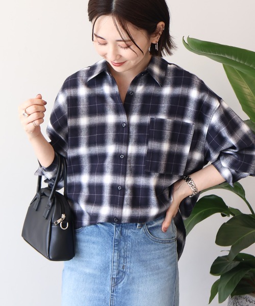 AMERICAN HOLIC(アメリカンホリック)の「ビエラ起毛チェックシャツ AMERICAN HOLIC(アメリカンホリック)の「ビエラ起毛チェックシャツ