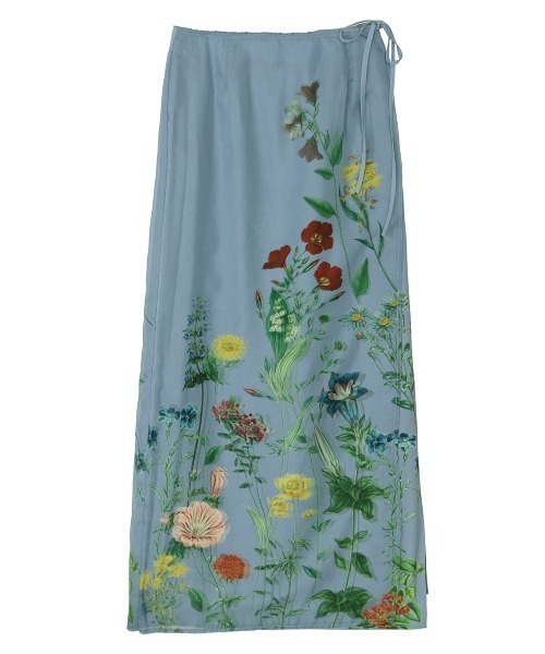 Ameri（アメリ）の「ESMERALDA IN FULL BLOOM SKIRT（スカート・レディース・オフホワイト/ブルー/ブラック・SMALL/MEDIUM）」の15枚目の写真