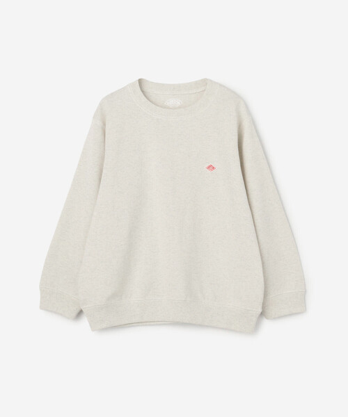 DANTON（ダントン）の「DANTON | キッズ 長袖スウェットTシャツ SOLID（Tシャツ/カットソー・キッズ・ホワイト系その他5/ダークグレー/レッド・115/105/125/135）」の2枚目の写真