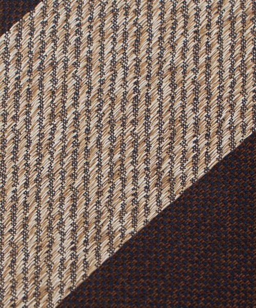 green label relaxing（グリーンレーベルリラクシング）の「GLR ジャパン ヴィンテージ 8.0cm ストライプ1 ネクタイ（ネクタイ・メンズ・ベージュ/ネイビー/ダークブラウン/ロイヤルブルー/ダークグレー・FREE）」の13枚目の写真