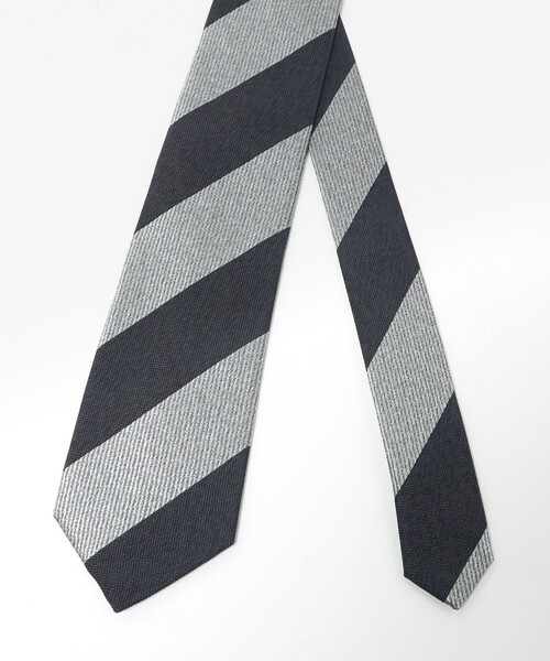 green label relaxing（グリーンレーベルリラクシング）の「GLR ジャパン ヴィンテージ 8.0cm ストライプ1 ネクタイ（ネクタイ・メンズ・ベージュ/ネイビー/ダークブラウン/ロイヤルブルー/ダークグレー・FREE）」の15枚目の写真