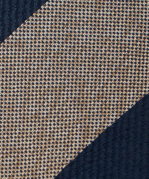 green label relaxing（グリーンレーベルリラクシング）の「GLR ジャパン ヴィンテージ 8.0cm ストライプ1 ネクタイ（ネクタイ・メンズ・ベージュ/ネイビー/ダークブラウン/ロイヤルブルー/ダークグレー・FREE）」の19枚目の写真