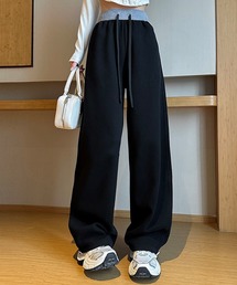 レディース きちんと見えするのにリラクシー。イージースウェットパンツ