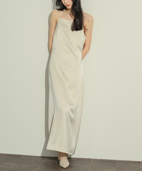 サテンバックシャンキャミワンピース（ワンピース）｜NEUNA（ヌナ）の