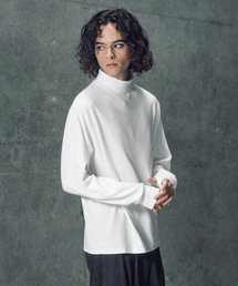CASPER JOHN | Super stretch turtleneck cutsew / スーパーストレッチタートルネックカットソー(Tシャツ/カットソー)