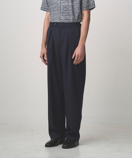 Juha（ユハ）の「BALLOON DRAPE PANTS（スラックス・メンズ・ブラック/ネイビー/ブラウン・2/3/4）」の8枚目の写真