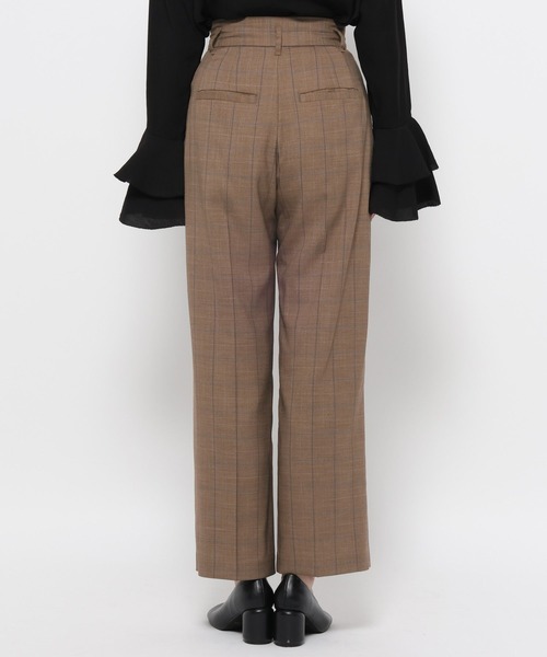 mysty woman（ミスティウーマン）の「タックストレートパンツ 582106（スラックス・レディース・モカ/ネイビー/ベージュ系その他・MEDIUM/SMALL）」の17枚目の写真