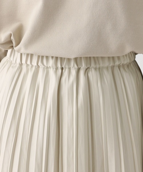 Elura(エルーラ)の「チンツプリーツスカート/583719(スカート・レディース・ライトベージュ/ブラウン・LARGE/MEDIUM)」の12枚目の写真