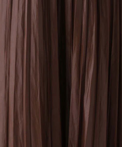 Elura(エルーラ)の「チンツプリーツスカート/583719(スカート・レディース・ライトベージュ/ブラウン・LARGE/MEDIUM)」の16枚目の写真