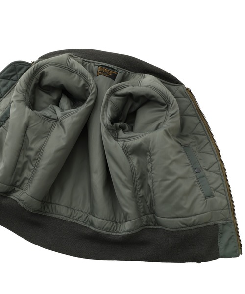 AVIREX(アヴィレックス)の「《直営店限定》MA-1 HERITAGE/MA-1ヘリテージ(MA-1・レディース・セージグリーン・F)」の8枚目の写真