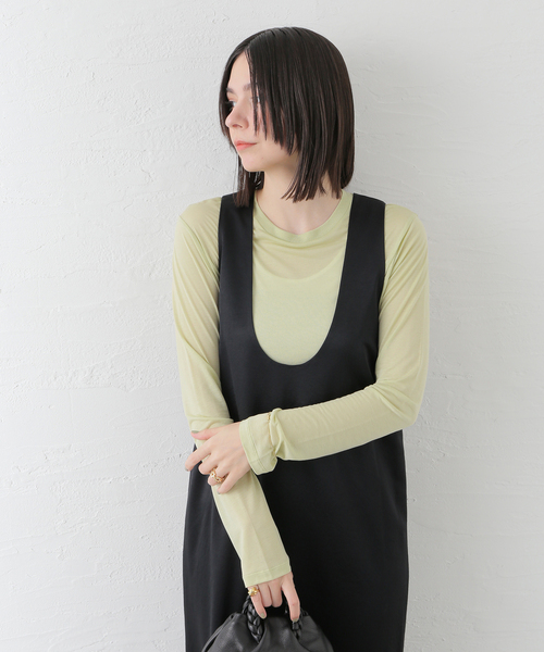 【BASERANGE/ベースレンジ】LONG SLEEVE TEE：カットソー セール】【BASERANGE/ベースレンジ】HARBOUR LONG SLEEVE TEE