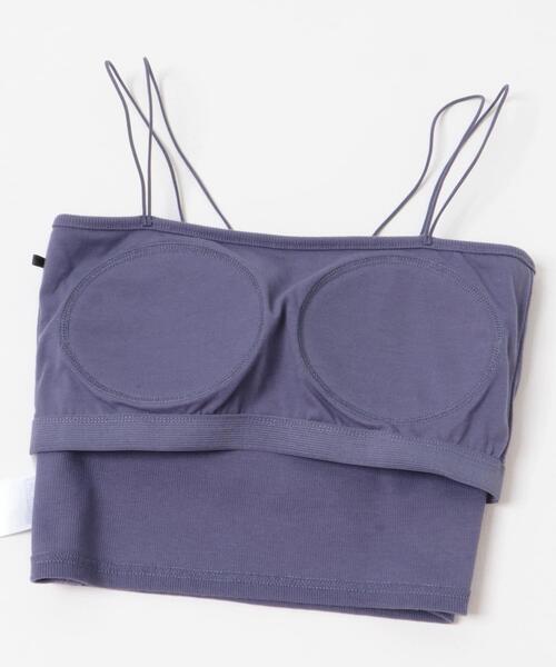 SENSE OF PLACE by URBAN RESEARCH（センスオブプレイスバイアーバンリサーチ）の「クロップドカップツキキャミソール（キャミソール・レディース・パープル/ホワイト/ブラック・ONE）」の10枚目の写真