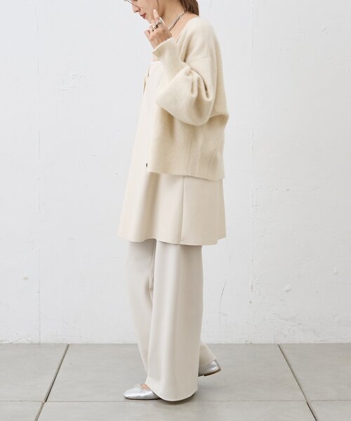 SHENERY(シーナリー)の「《レイヤードにも◎》レザーチュニックキャミ(シャツ/ブラウス・レディース・ブラック/ブラウン/オフホワイト・FREE)」の16枚目の写真