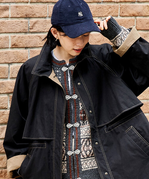 あきマルチウェイモッズコート　ブラック　ベスト付き VENCE EXCHANGE モッズコート コート マルチWAYボアベスト付きモッズ