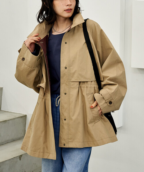 セール】【セットアイテム】マルチウェイ ボアベスト付き 配色 テント