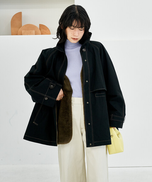 セール】【セットアイテム】マルチウェイ ボアベスト付き 配色 テント